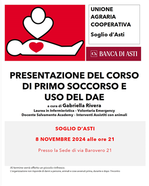 Presentazione corso di primo soccorso